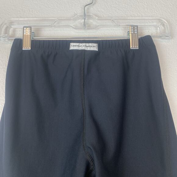 Under Armour Pants Womens Small Pull-on Black Stretch Baselayer - Picture 4 of 10